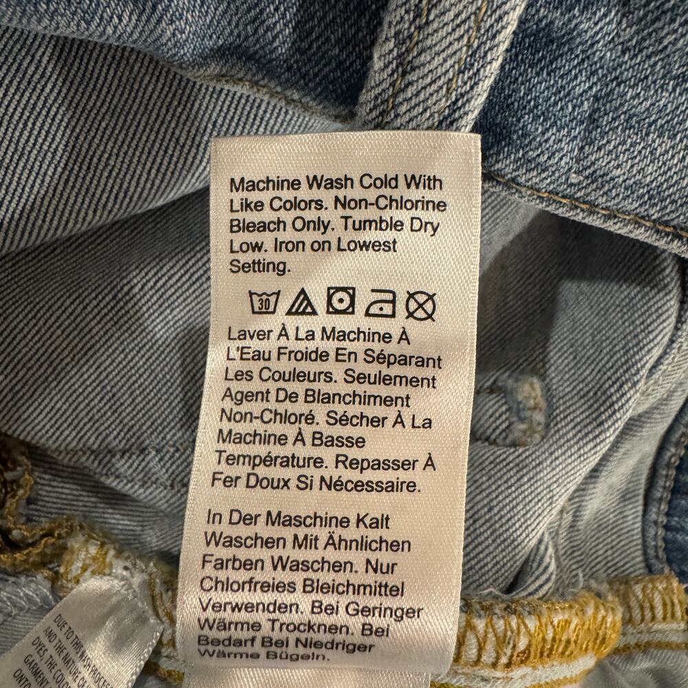J. Crew 9" High-Rise Toothpick Skinny Jean Raw Hem in Hamden Wash Size 28 - Picture 9 of 13